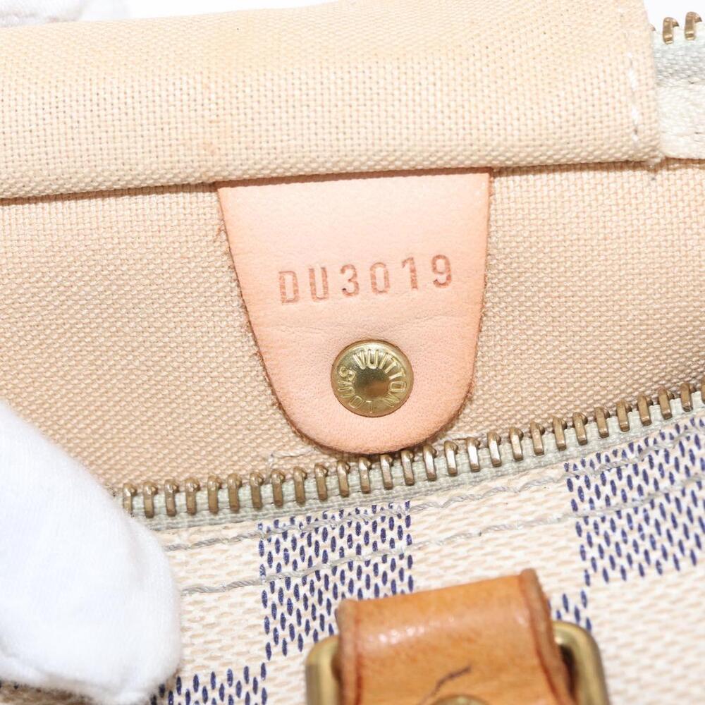LOUIS VUITTON Damier Azur Speedy 30 Hand Bag N41533 LV Auth 158759 - Picture 12 of 16